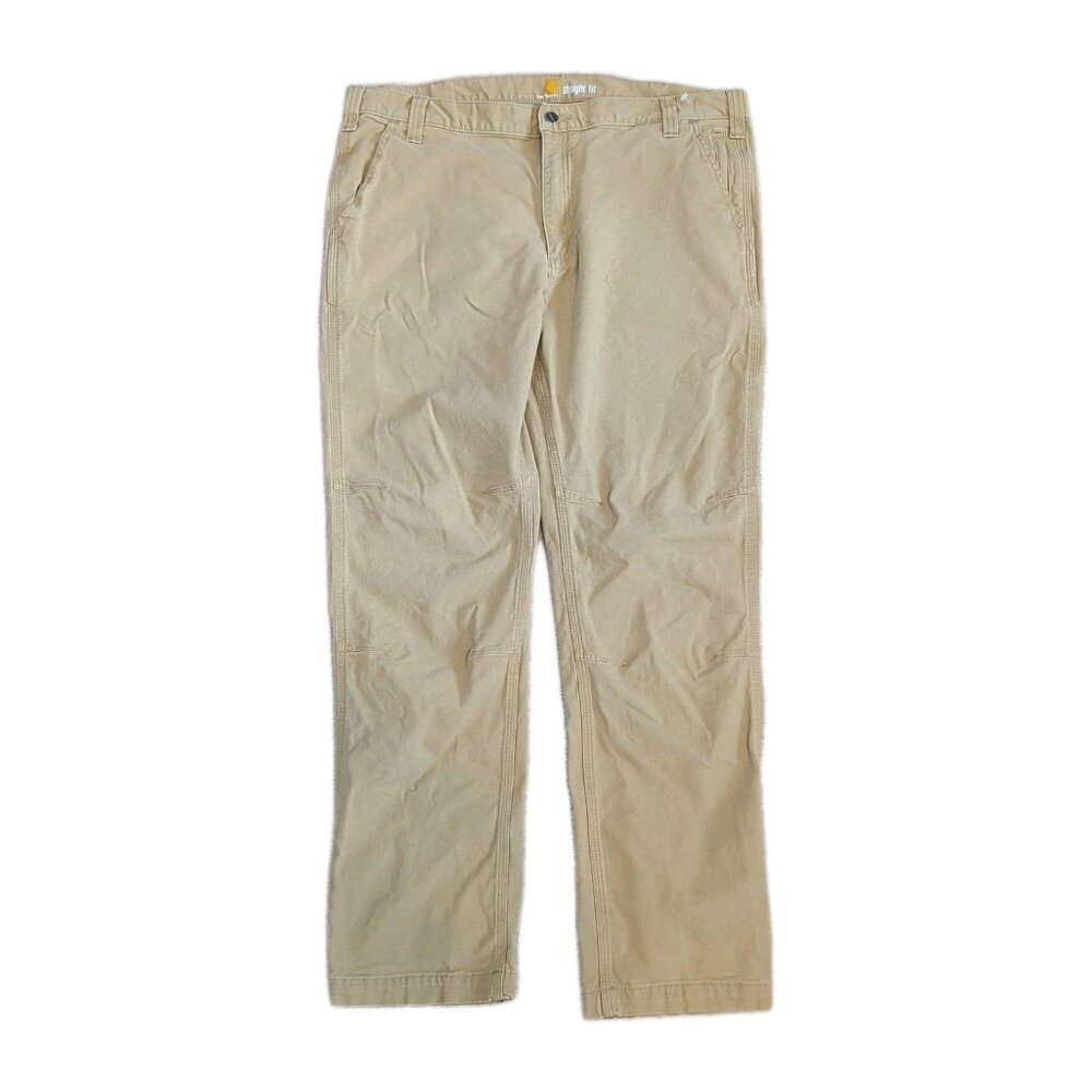 CARHARTT Chino Pants Mens W39x30 Khaki B290 Twill Straight Skater Punk Grunge